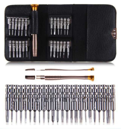 25-in-1 Multi-Function Screwdriver Combo Set with Case - Precision Tools for Home & Office